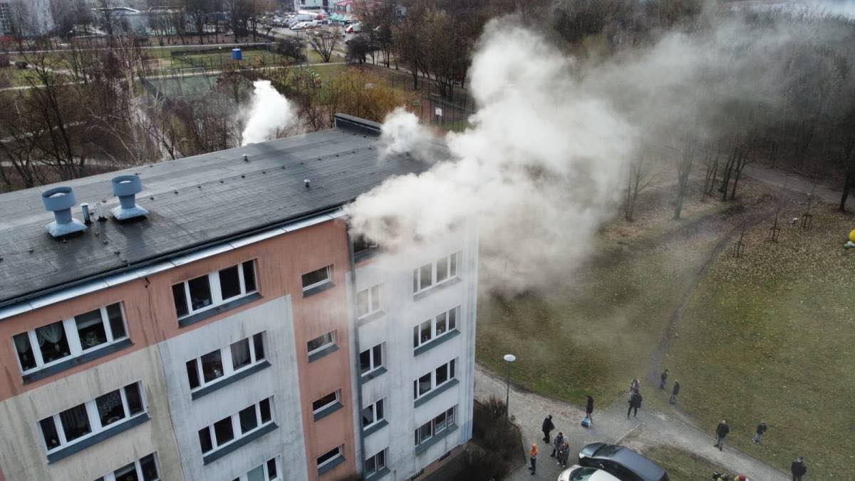 Pożar w Swarzędzu zbiórka zrzutka 2024 zdjęcia film wideo nagranie